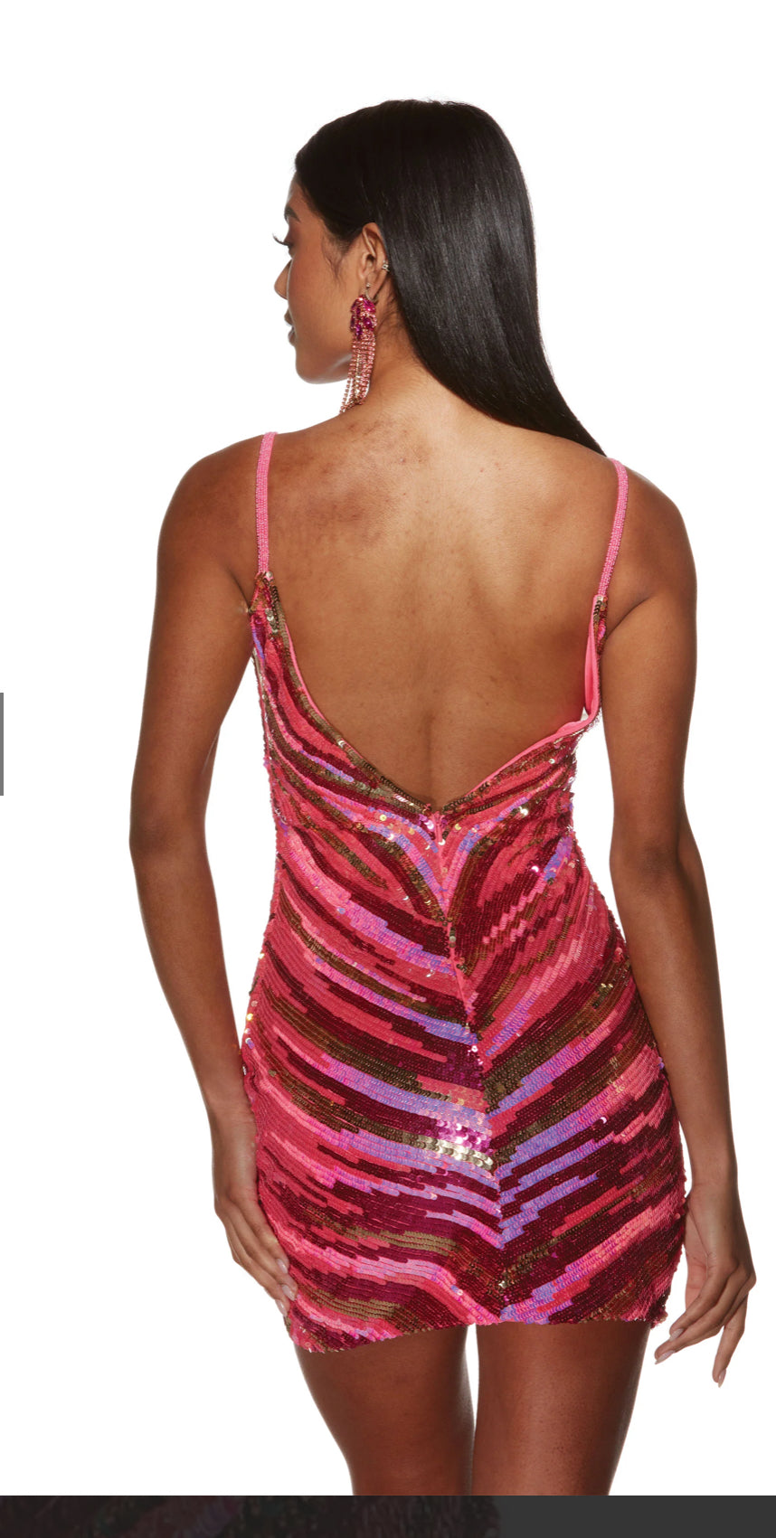 Alyce Paris
Formal Dress: 4885. Short, Plunging Neckline, Straight
