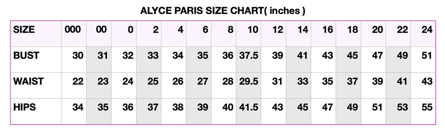 Alyce Paris 30118