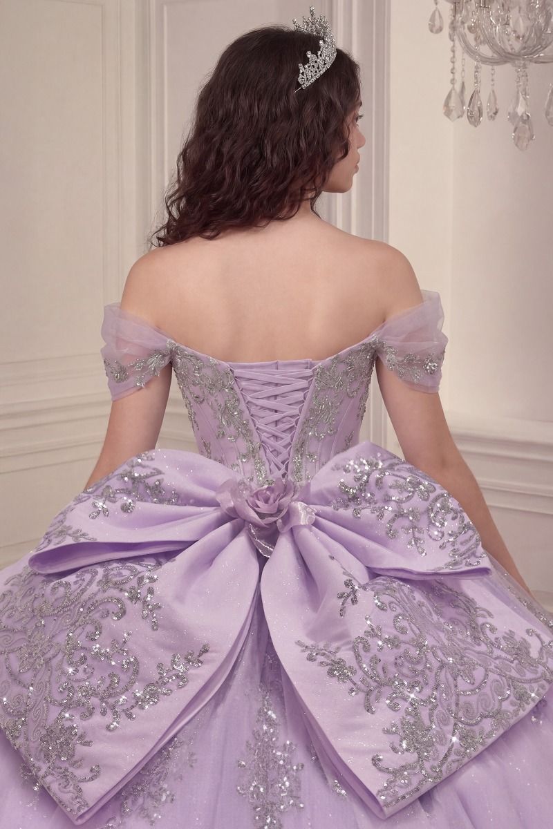 Applique Sweetheart Ball Gown by Ladivine 15730