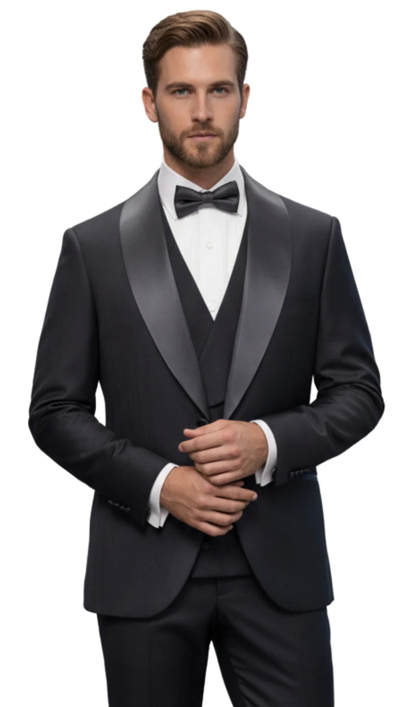 PALACE-BLACK Men's Suit